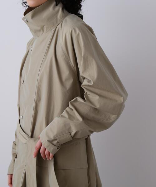 YLEVE（イレーヴ）の「YLEVE / 100/2 CHAMBRAY WEATHER COAT（ダウンジャケット/コート・レディース・イエロー/ブラック・1）」の16枚目の写真