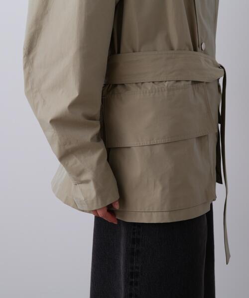 YLEVE（イレーヴ）の「YLEVE / 100/2 CHAMBRAY WEATHER COAT（ダウンジャケット/コート・レディース・イエロー/ブラック・1）」の18枚目の写真
