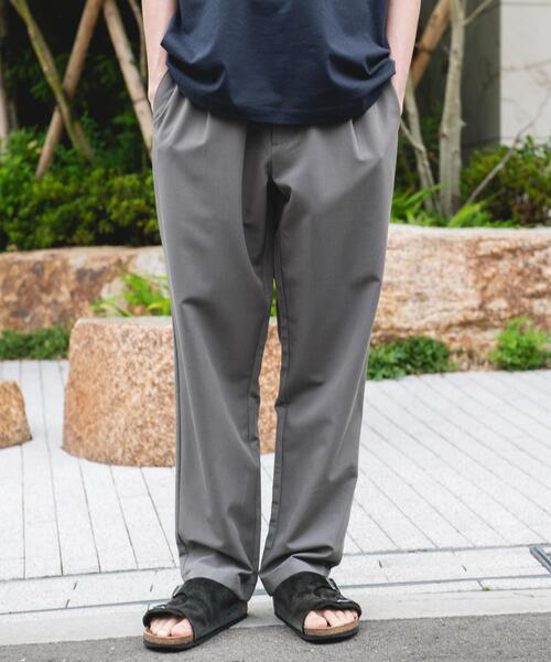 URBAN RESEARCH DOORS(アーバンリサーチドアーズ)の「サマーウールライクイージートラウザー(その他パンツ・メンズ・グレー/ブラウン・LARGE/MEDIUM/SMALL)」の2枚目の写真