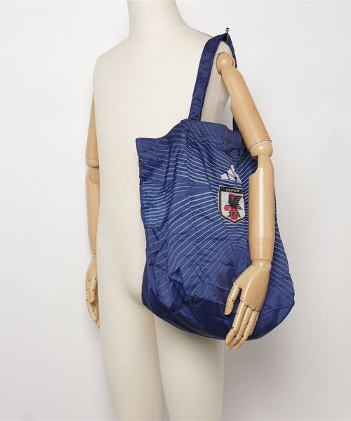 adidas Originals（アディダスオリジナルス）の「adidas/アディダス/WC Japan National Team Home PACKABLE BAG KC0757（エコバッグ/サブバッグ・メンズ・ブルー・ONE SIZE）」の13枚目の写真