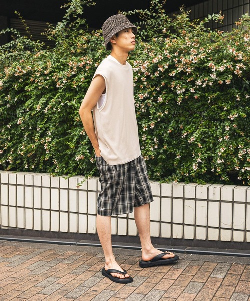 niko and...（ニコアンド）の「サッカーチェックショートパンツ（その他パンツ・メンズ・ブラック/ブラウン・LARGE/MEDIUM）」の22枚目の写真