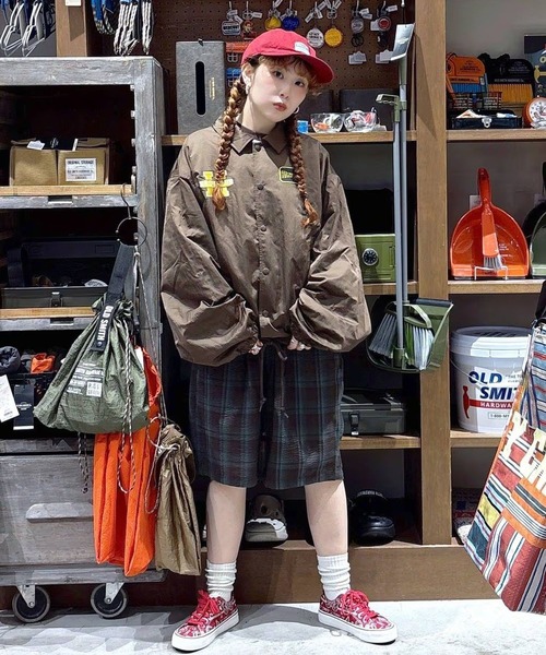 niko and...（ニコアンド）の「サッカーチェックショートパンツ（その他パンツ・メンズ・ブラック/ブラウン・LARGE/MEDIUM）」の20枚目の写真