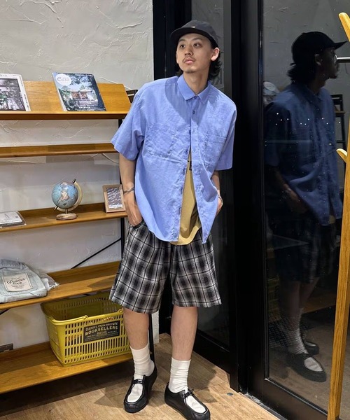 niko and...（ニコアンド）の「サッカーチェックショートパンツ（その他パンツ・メンズ・ブラック/ブラウン・LARGE/MEDIUM）」の13枚目の写真