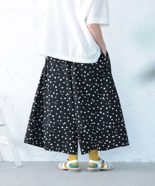 soulberry(ソウルベリー)の「しゅわしゅわドットのキュロット(その他パンツ・レディース・スミクロ・LL/3L/4L/5L/M/L)」の12枚目の写真