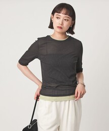 green label relaxing | シアー メランジ Tシャツ(Tシャツ/カットソー)