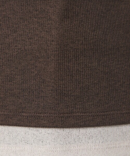 green label relaxing(グリーンレーベルリラクシング)の「シアー メランジ Tシャツ(Tシャツ/カットソー・レディース・ブラック/モカ/グレー・FREE)」の21枚目の写真