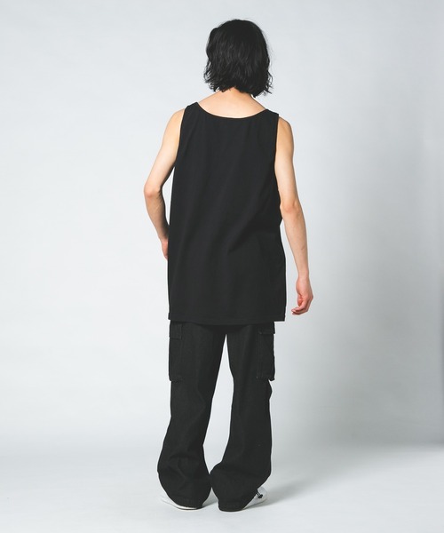LOS ANGELES APPAREL(ロサンゼルスアパレル)の「【LOS ANGELES APPAREL/ロサンゼルスアパレル】 【綿100% 吸水性・可動性に優れ着心地抜群】1815GD 6.5オンス クラシックタンクトップ 厚手 無地 USA製 アメリカ製 インナー レイヤード(タンクトップ・メンズ・ブラック/ホワイト・MEDIUM/X-LARGE)」の10枚目の写真
