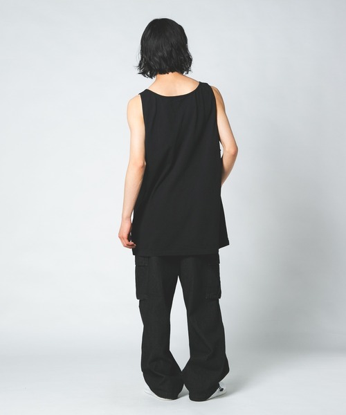 LOS ANGELES APPAREL(ロサンゼルスアパレル)の「【LOS ANGELES APPAREL/ロサンゼルスアパレル】 【綿100% 吸水性・可動性に優れ着心地抜群】1815GD 6.5オンス クラシックタンクトップ 厚手 無地 USA製 アメリカ製 インナー レイヤード(タンクトップ・メンズ・ブラック/ホワイト・MEDIUM/X-LARGE)」の11枚目の写真