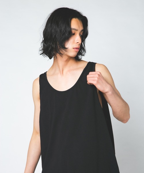 LOS ANGELES APPAREL(ロサンゼルスアパレル)の「【LOS ANGELES APPAREL/ロサンゼルスアパレル】 【綿100% 吸水性・可動性に優れ着心地抜群】1815GD 6.5オンス クラシックタンクトップ 厚手 無地 USA製 アメリカ製 インナー レイヤード(タンクトップ・メンズ・ブラック/ホワイト・MEDIUM/X-LARGE)」の19枚目の写真