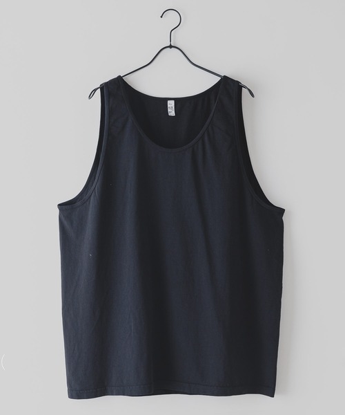 LOS ANGELES APPAREL(ロサンゼルスアパレル)の「【LOS ANGELES APPAREL/ロサンゼルスアパレル】 【綿100% 吸水性・可動性に優れ着心地抜群】1815GD 6.5オンス クラシックタンクトップ 厚手 無地 USA製 アメリカ製 インナー レイヤード(タンクトップ・メンズ・ブラック/ホワイト・MEDIUM/X-LARGE)」の20枚目の写真