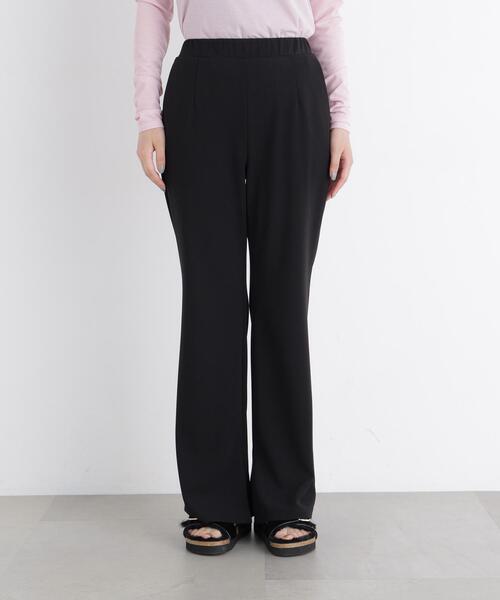 N.(N. Natural Beauty Basic)(エヌエヌナチュラルビューティーベーシック)の「ドライタッチフレアカットパンツ(その他パンツ・レディース・ダークブラウン/ブラック・P/S/MEDIUM)」の9枚目の写真