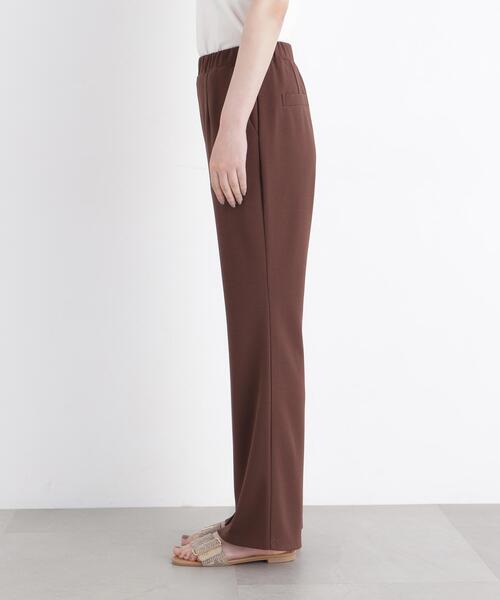 N.(N. Natural Beauty Basic)(エヌエヌナチュラルビューティーベーシック)の「ドライタッチフレアカットパンツ(その他パンツ・レディース・ダークブラウン/ブラック・P/S/MEDIUM)」の18枚目の写真