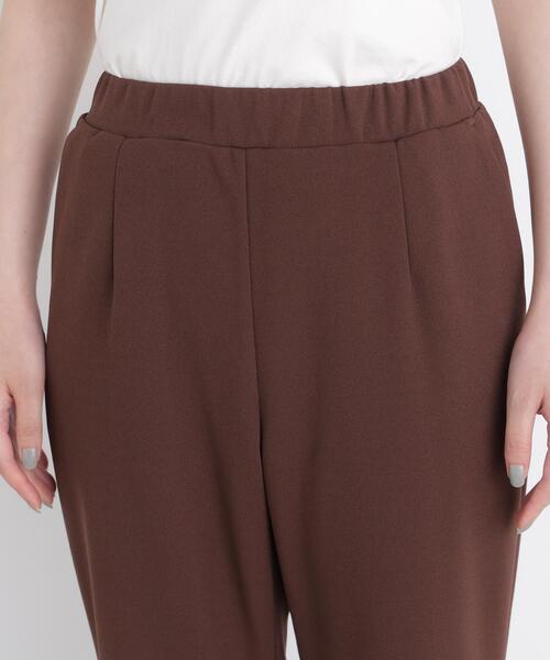 N.(N. Natural Beauty Basic)(エヌエヌナチュラルビューティーベーシック)の「ドライタッチフレアカットパンツ(その他パンツ・レディース・ダークブラウン/ブラック・P/S/MEDIUM)」の20枚目の写真