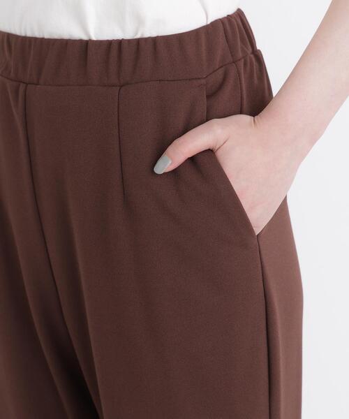 N.(N. Natural Beauty Basic)(エヌエヌナチュラルビューティーベーシック)の「ドライタッチフレアカットパンツ(その他パンツ・レディース・ダークブラウン/ブラック・P/S/MEDIUM)」の22枚目の写真