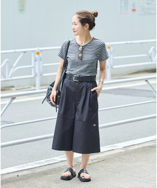 JOURNAL STANDARD（ジャーナルスタンダード）の「マルチマッチ シアーフライス無地/ボーダーTシャツ（Tシャツ/カットソー・レディース・ブルー/ブルー系その他/ブラウン/グレー/イエロー・FREE）」の13枚目の写真