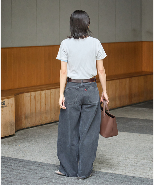 JOURNAL STANDARD（ジャーナルスタンダード）の「マルチマッチ シアーフライス無地/ボーダーTシャツ（Tシャツ/カットソー・レディース・ブルー/ブルー系その他/ブラウン/グレー/イエロー・FREE）」の17枚目の写真