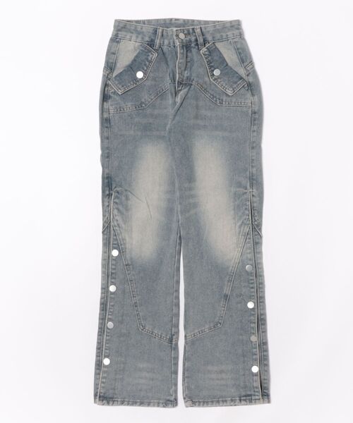 REBALANCE(リバランス)の「フレアデニムパンツ(デニムパンツ・レディース・A・LARGE/MEDIUM/SMALL)」の3枚目の写真