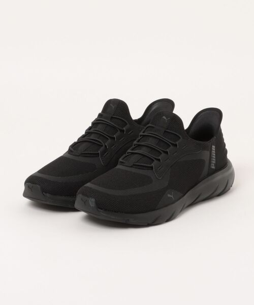PUMA(プーマ)の「【PUMA】ソフトR イーズ イン ALTワイド(スニーカー・メンズ・ブラック×ブラック・25.5cm/26.0cm/26.5cm/27.0cm/27.5cm/28.0cm/29.0cm)」の1枚目の写真