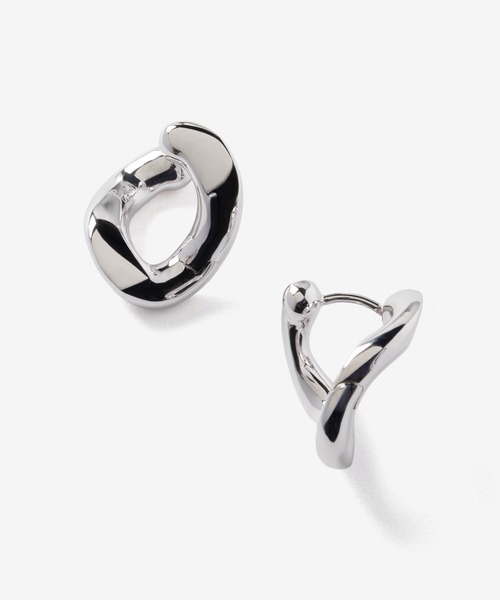 TOM WOOD(トムウッド)の「【TOM WOOD / トムウッド】Dean Hoops / ディーン フープ ピアス シルバー(ピアス(両耳用)・レディース・シルバー・FREE)」の2枚目の写真