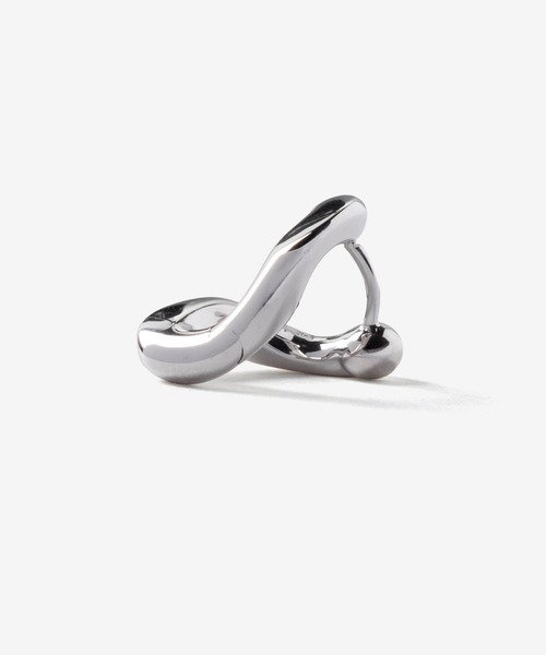 TOM WOOD(トムウッド)の「【TOM WOOD / トムウッド】Dean Hoops / ディーン フープ ピアス シルバー(ピアス(両耳用)・レディース・シルバー・FREE)」の3枚目の写真
