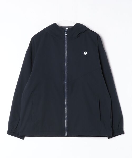 le coq sportif（ルコックスポルティフ）の「裏起毛ウィンドブレーカージャケット（ナイロンジャケット・レディース・ネイビー/ブルー/ホワイト/ピンク・L/XL/S/M）」の3枚目の写真