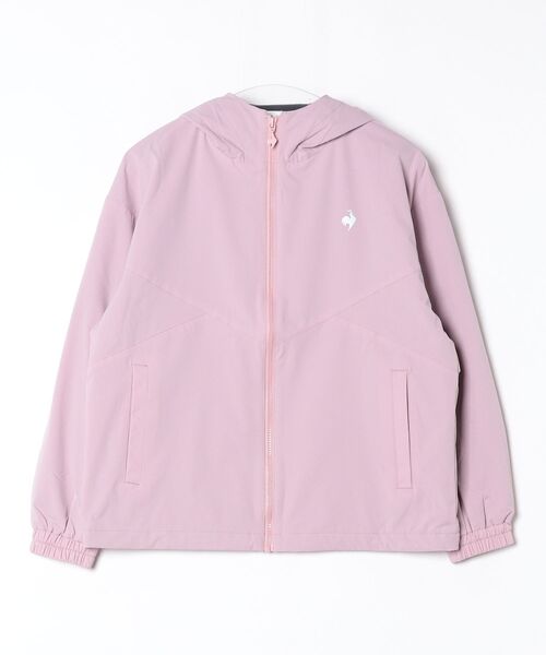 le coq sportif（ルコックスポルティフ）の「裏起毛ウィンドブレーカージャケット（ナイロンジャケット・レディース・ネイビー/ブルー/ホワイト/ピンク・L/XL/S/M）」の4枚目の写真