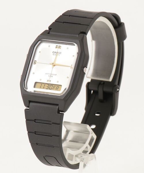 CASIO(カシオ)の「【RE】【CASIO(カシオ)】アナデジ 腕時計(デジタル腕時計・レディース・シルバー・FREE)」の1枚目の写真