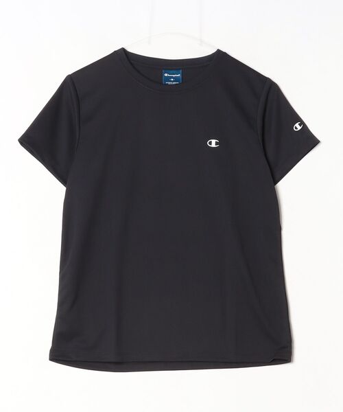 Champion(チャンピオン)の「【Champion/チャンピオン】レディース ショートスリーブTシャツ(Tシャツ/カットソー・レディース・その他35/ホワイト/ブラック・LARGE/MEDIUM)」の2枚目の写真