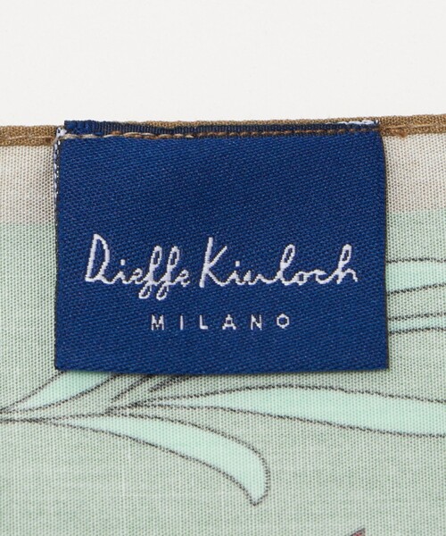 green label relaxing（グリーンレーベルリラクシング）の「＜Dieffe Kinloch＞コットン プリント ハンカチ（ハンカチ/ハンドタオル・メンズ・ダークグリーン・FREE）」の5枚目の写真