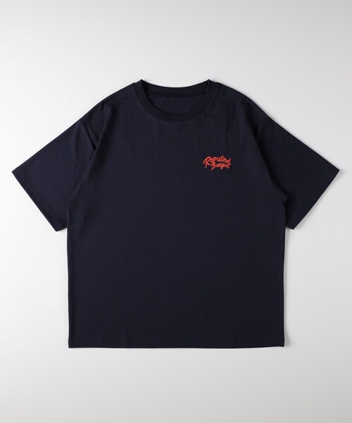HONEYSUCKLE ROSE（ハニーサックルローズ）の「ハンバーガーバックプリントTシャツ（Tシャツ/カットソー・レディース・アイボリー/ネイビー・04/05）」の10枚目の写真