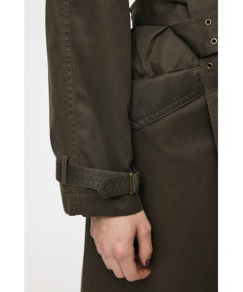 MOUSSY(マウジー)の「【26年AW新作】MOTOR トレンチコート(トレンチコート・レディース・ライトブラック/カーキ・FREE)」の11枚目の写真