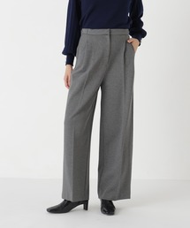 ポンチストレッチワイドパンツ