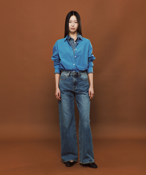 PLAC WOMEN(プレイス・ウィメン)の「カーブヘムシャツ グリーン(チェック)(シャツ/ブラウス・レディース・グリーン・O/S)」の3枚目の写真