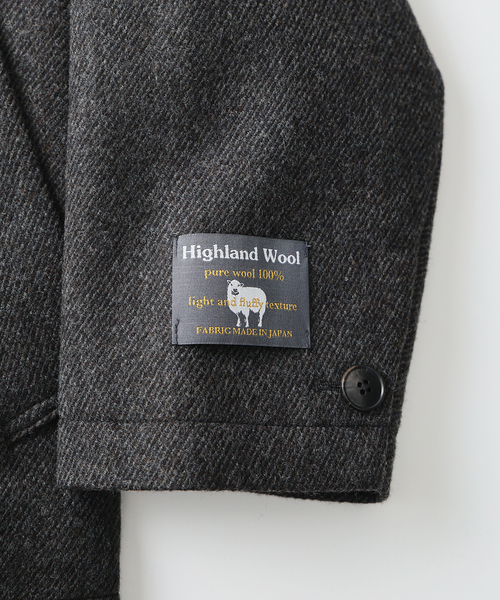 JOURNAL STANDARD relume（ジャーナルスタンダード　レリューム）の「ハイランドウール ハンティングブルゾン（その他アウター・メンズ・チャコールグレー/オリーブ/グレー系その他・SMALL/MEDIUM/LARGE）」の14枚目の写真