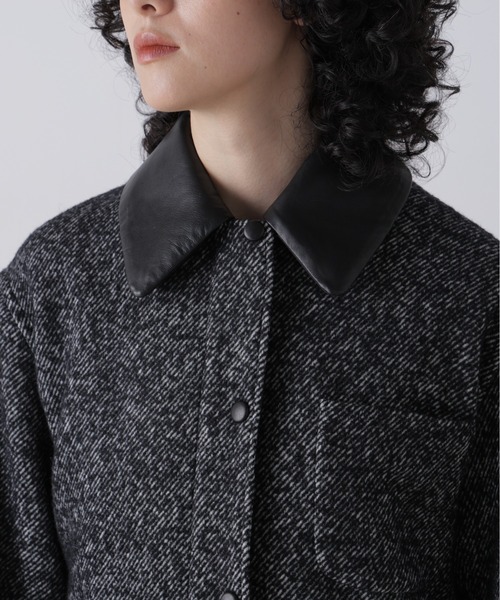 YLEVE(イレーヴ)の「YLEVE / NEPPED TWEED COVERALL JACKET(ブルゾン・レディース・ブラック系その他・1/0)」の7枚目の写真