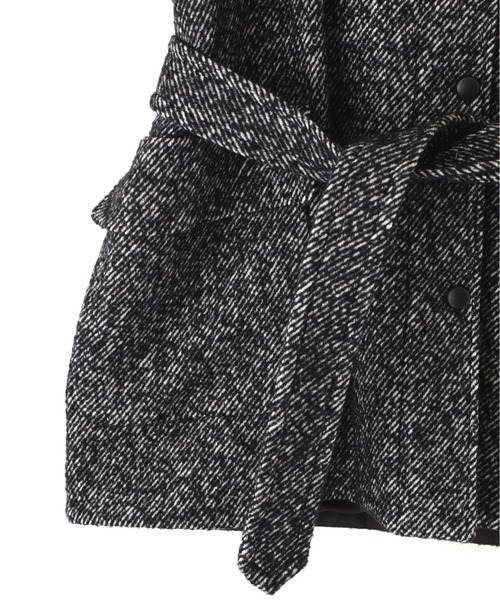 YLEVE(イレーヴ)の「YLEVE / NEPPED TWEED COVERALL JACKET(ブルゾン・レディース・ブラック系その他・1/0)」の16枚目の写真