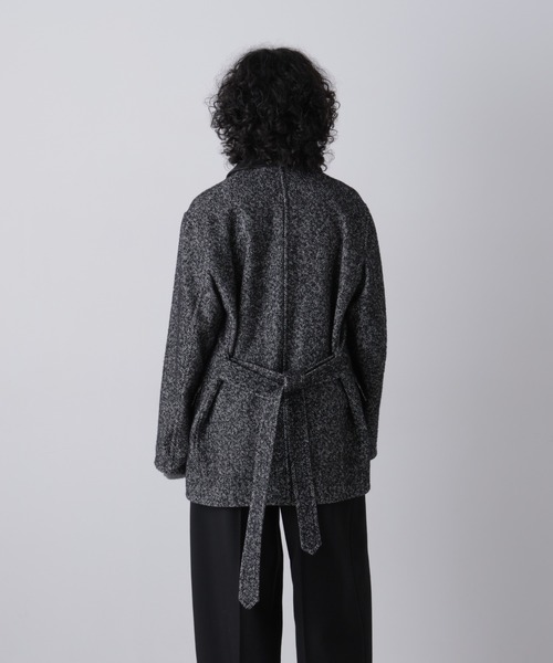 YLEVE(イレーヴ)の「YLEVE / NEPPED TWEED COVERALL JACKET(ブルゾン・レディース・ブラック系その他・1/0)」の9枚目の写真