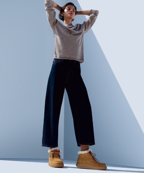 fitflop(フィットフロップ)の「【fitflop】GEN-FF スエード シアリング レースアップ ブーツ(ブーツ・レディース・タン/ブラック/ベージュ系・US5/US8)」の16枚目の写真