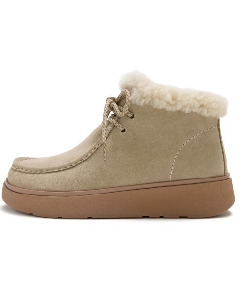 fitflop(フィットフロップ)の「【fitflop】GEN-FF スエード シアリング レースアップ ブーツ(ブーツ・レディース・タン/ブラック/ベージュ系・US5/US8)」の22枚目の写真