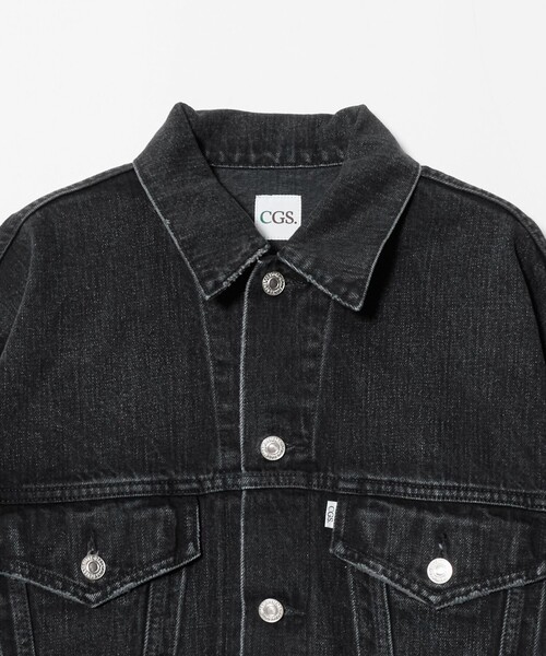 California General Store(California General Store)の「<CGS.>セルビッチ デニム Gジャケット(デニムジャケット・メンズ・グレー系・M/S/L)」の3枚目の写真