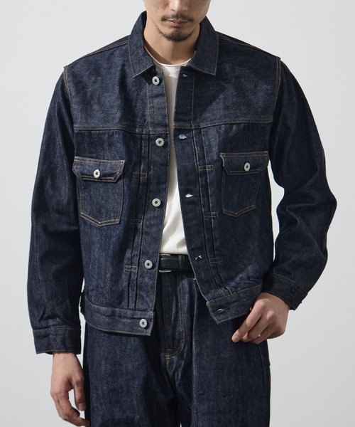 JAPAN BLUE JEANS(ジャパンブルージーンズ)の「【Japan Blue Jeans/ジャパンブルージーンズ】Selvedge Type 2 Denim Jacket 14oz(デニムジャケット・メンズ・ダークインディゴブルー・38/44/42/40)」の3枚目の写真