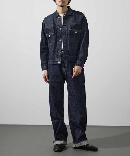 JAPAN BLUE JEANS(ジャパンブルージーンズ)の「【Japan Blue Jeans/ジャパンブルージーンズ】Selvedge Type 2 Denim Jacket 14oz(デニムジャケット・メンズ・ダークインディゴブルー・38/44/42/40)」の7枚目の写真