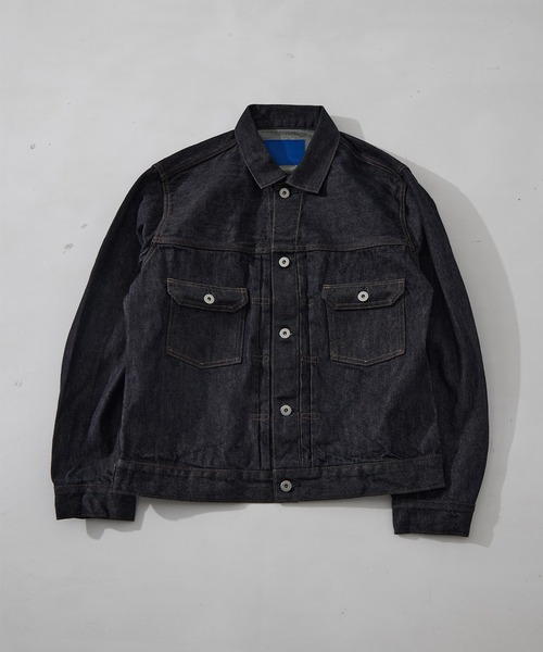 JAPAN BLUE JEANS(ジャパンブルージーンズ)の「【Japan Blue Jeans/ジャパンブルージーンズ】Selvedge Type 2 Denim Jacket 14oz(デニムジャケット・メンズ・ダークインディゴブルー・38/44/42/40)」の8枚目の写真