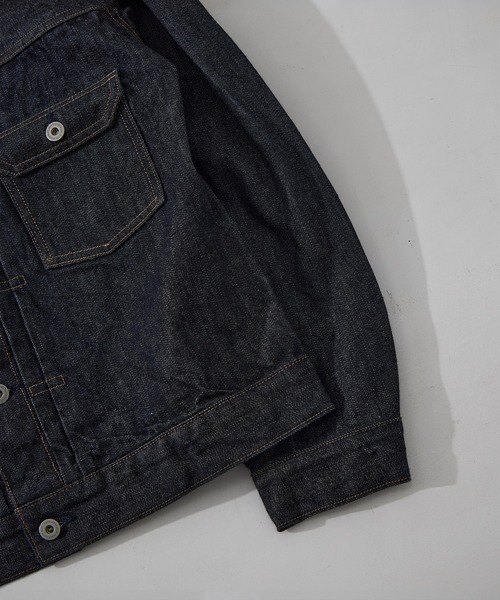 JAPAN BLUE JEANS(ジャパンブルージーンズ)の「【Japan Blue Jeans/ジャパンブルージーンズ】Selvedge Type 2 Denim Jacket 14oz(デニムジャケット・メンズ・ダークインディゴブルー・38/44/42/40)」の10枚目の写真
