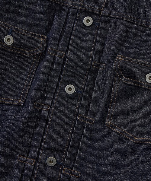 JAPAN BLUE JEANS(ジャパンブルージーンズ)の「【Japan Blue Jeans/ジャパンブルージーンズ】Selvedge Type 2 Denim Jacket 14oz(デニムジャケット・メンズ・ダークインディゴブルー・38/44/42/40)」の11枚目の写真