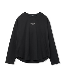 レディース) 高周波ロゴレタリング長袖Tシャツ