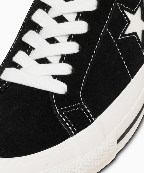 CONVERSE(コンバース)の「【CONVERSE】ONE STAR SUEDE(スニーカー・メンズ・ブラック・6.5/9.5/9/8.5/8/7.5/7/10.5)」の10枚目の写真