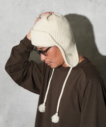 C.E.L.STORE（セルストア）の「NANGA / ナンガ EARFLAP KNIT BEANIE イヤーフラップ ニットビーニー（ニットキャップ/ビーニー）」