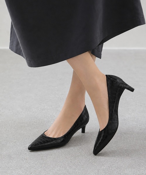SAPPUN(サプン)の「Cameli(カメリ)ベーシックヒールパンプス(5cm)(220-65210)SAPPUN(サプン)(パンプス・レディース・ブラック/ライトベージュ/スモークピンク/ブラック系1/ブラウン/アイボリー・22/22.5/23/23.5/24/24.5/25)」の15枚目の写真