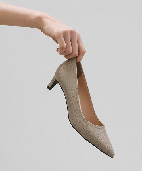 SAPPUN(サプン)の「Cameli(カメリ)ベーシックヒールパンプス(5cm)(220-65210)SAPPUN(サプン)(パンプス・レディース・ブラック/ライトベージュ/スモークピンク/ブラック系1/ブラウン/アイボリー・22/22.5/23/23.5/24/24.5/25)」の16枚目の写真
